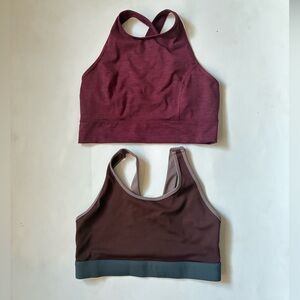 All Fenix and Joy Lab Burgundy Sports Bra Bundle